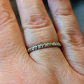 Row Moissanite 925 Sterling Silver Ring Dee - Jewelry